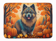 Load image into Gallery viewer, Keeshond Fall Memory Foam Kitchen Mat