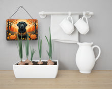 Load image into Gallery viewer, Black Labrador Retriever Fall Wall or Door Hanging Prints