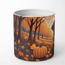 Load image into Gallery viewer, Chocolate Labrador Retriever Fall Decorative Soy Candle