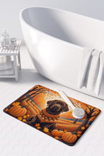 Load image into Gallery viewer, Chocolate Labrador Retriever Fall Memory Foam Kitchen Mat