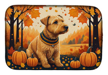 Load image into Gallery viewer, Lakeland Terrier Fall Dish Drying Mat