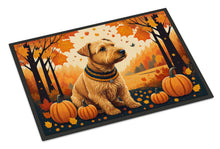 Load image into Gallery viewer, Lakeland Terrier Fall Doormat - 24x36 Decorative Floor Mat – Indoor/Outdoor Rug with Artistic Flair