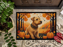 Load image into Gallery viewer, Lakeland Terrier Fall Doormat -  18x27 Decorative Floor Mat – Indoor/Outdoor Rug
