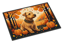 Load image into Gallery viewer, Lakeland Terrier Fall Doormat -  18x27 Decorative Floor Mat – Indoor/Outdoor Rug
