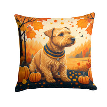 Load image into Gallery viewer, Lakeland Terrier Fall Throw Pillow - 14x14 Decorative Pillow – Art for Your Home &amp; Patio