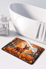 Load image into Gallery viewer, Red Miniature Pinscher Fall Memory Foam Kitchen Mat