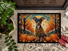 Load image into Gallery viewer, Miniature Pinscher Fall Doormat -  18x27 Decorative Floor Mat – Indoor/Outdoor Rug