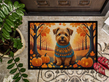 Load image into Gallery viewer, Norfolk Terrier Fall Doormat -  18x27 Decorative Floor Mat – Indoor/Outdoor Rug