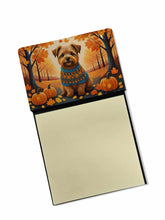 Load image into Gallery viewer, Norfolk Terrier Fall Sticky Note Holder- Refiilable Desk Accessory Note Pad