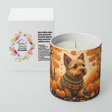 Load image into Gallery viewer, Norwich Terrier Fall Decorative Soy Candle