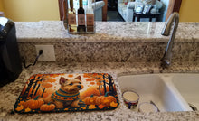 Load image into Gallery viewer, Norwich Terrier Fall Dish Drying Mat