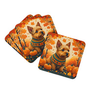 Load image into Gallery viewer, Norwich Terrier Fall Foam Coaster