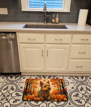 Load image into Gallery viewer, Norwich Terrier Fall Memory Foam Kitchen Mat