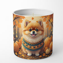 Load image into Gallery viewer, Pomeranian Fall Decorative Soy Candle
