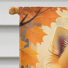 Load image into Gallery viewer, Pomeranian Fall House Flag