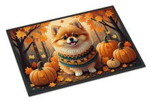 Load image into Gallery viewer, Pomeranian Fall Doormat - 24x36 Decorative Floor Mat – Indoor/Outdoor Rug with Artistic Flair