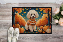 Load image into Gallery viewer, Poodle Fall Doormat -  18x27 Decorative Floor Mat – Indoor/Outdoor Rug