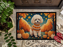 Load image into Gallery viewer, Poodle Fall Doormat -  18x27 Decorative Floor Mat – Indoor/Outdoor Rug