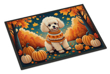Load image into Gallery viewer, Poodle Fall Doormat -  18x27 Decorative Floor Mat – Indoor/Outdoor Rug