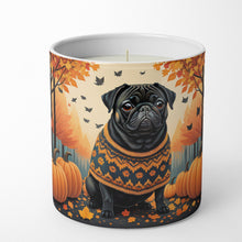 Load image into Gallery viewer, Black Pug Fall Decorative Soy Candle