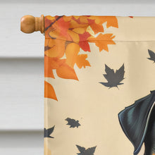 Load image into Gallery viewer, Black Pug Fall House Flag