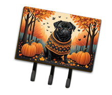 Load image into Gallery viewer, Black Pug Fall Leash or Key Holder