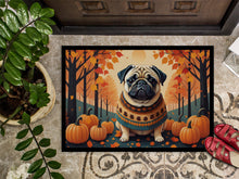 Load image into Gallery viewer, Fawn Pug Fall Doormat -  18x27 Decorative Floor Mat – Indoor/Outdoor Rug