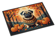 Load image into Gallery viewer, Fawn Pug Fall Doormat -  18x27 Decorative Floor Mat – Indoor/Outdoor Rug