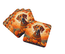 Load image into Gallery viewer, Rhodesian Ridgeback Fall Foam Coaster