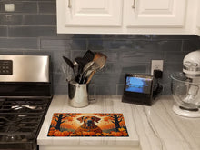 Load image into Gallery viewer, Rhodesian Ridgeback Fall Glass Cutting Boards – Durable, Decorative Kitchen Art Large