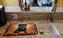 Load image into Gallery viewer, Rottweiler Fall Dish Drying Mat