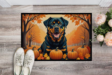 Load image into Gallery viewer, Rottweiler Fall Doormat - 24x36 Decorative Floor Mat – Indoor/Outdoor Rug with Artistic Flair