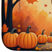 Load image into Gallery viewer, Schnauzer Fall Dish Drying Mat