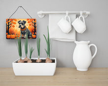 Load image into Gallery viewer, Schnauzer Fall Wall or Door Hanging Prints
