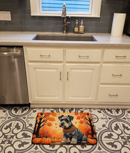 Load image into Gallery viewer, Schnauzer Fall Memory Foam Kitchen Mat