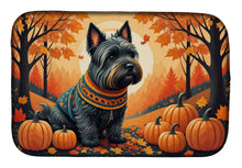 Load image into Gallery viewer, Scottish Terrier Fall Dish Drying Mat