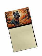 Load image into Gallery viewer, Scottish Terrier Fall Sticky Note Holder- Refiilable Desk Accessory Note Pad