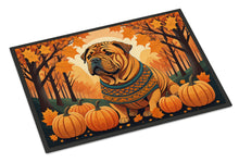 Load image into Gallery viewer, Shar Pei Fall Doormat -  18x27 Decorative Floor Mat – Indoor/Outdoor Rug