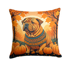 Load image into Gallery viewer, Shar Pei Fall Throw Pillow - 14x14 Decorative Pillow – Art for Your Home &amp; Patio