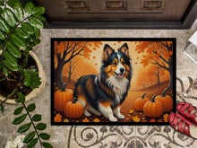 Load image into Gallery viewer, Sheltie Fall Doormat - 24x36 Decorative Floor Mat – Indoor/Outdoor Rug with Artistic Flair