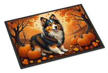 Load image into Gallery viewer, Sheltie Fall Doormat - 24x36 Decorative Floor Mat – Indoor/Outdoor Rug with Artistic Flair