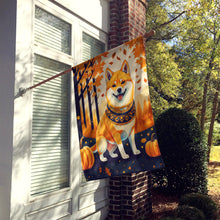 Load image into Gallery viewer, Shiba Inu Fall House Flag