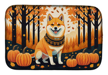 Load image into Gallery viewer, Shiba Inu Fall Dish Drying Mat