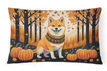 Load image into Gallery viewer, Shiba Inu Fall Fabric Decorative Pillow