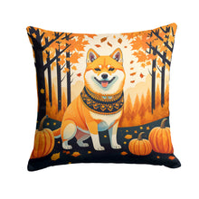 Load image into Gallery viewer, Shiba Inu Fall Fabric Decorative Pillow