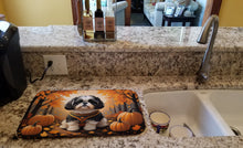 Load image into Gallery viewer, Shih Tzu Fall Dish Drying Mat