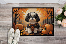 Load image into Gallery viewer, Shih Tzu Fall Doormat - 24x36 Decorative Floor Mat – Indoor/Outdoor Rug with Artistic Flair