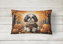 Load image into Gallery viewer, Shih Tzu Fall Fabric Decorative Pillow