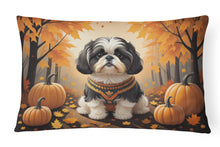 Load image into Gallery viewer, Shih Tzu Fall Fabric Decorative Pillow