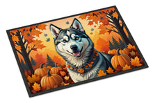 Load image into Gallery viewer, Siberian Husky Fall Doormat - 24x36 Decorative Floor Mat – Indoor/Outdoor Rug with Artistic Flair